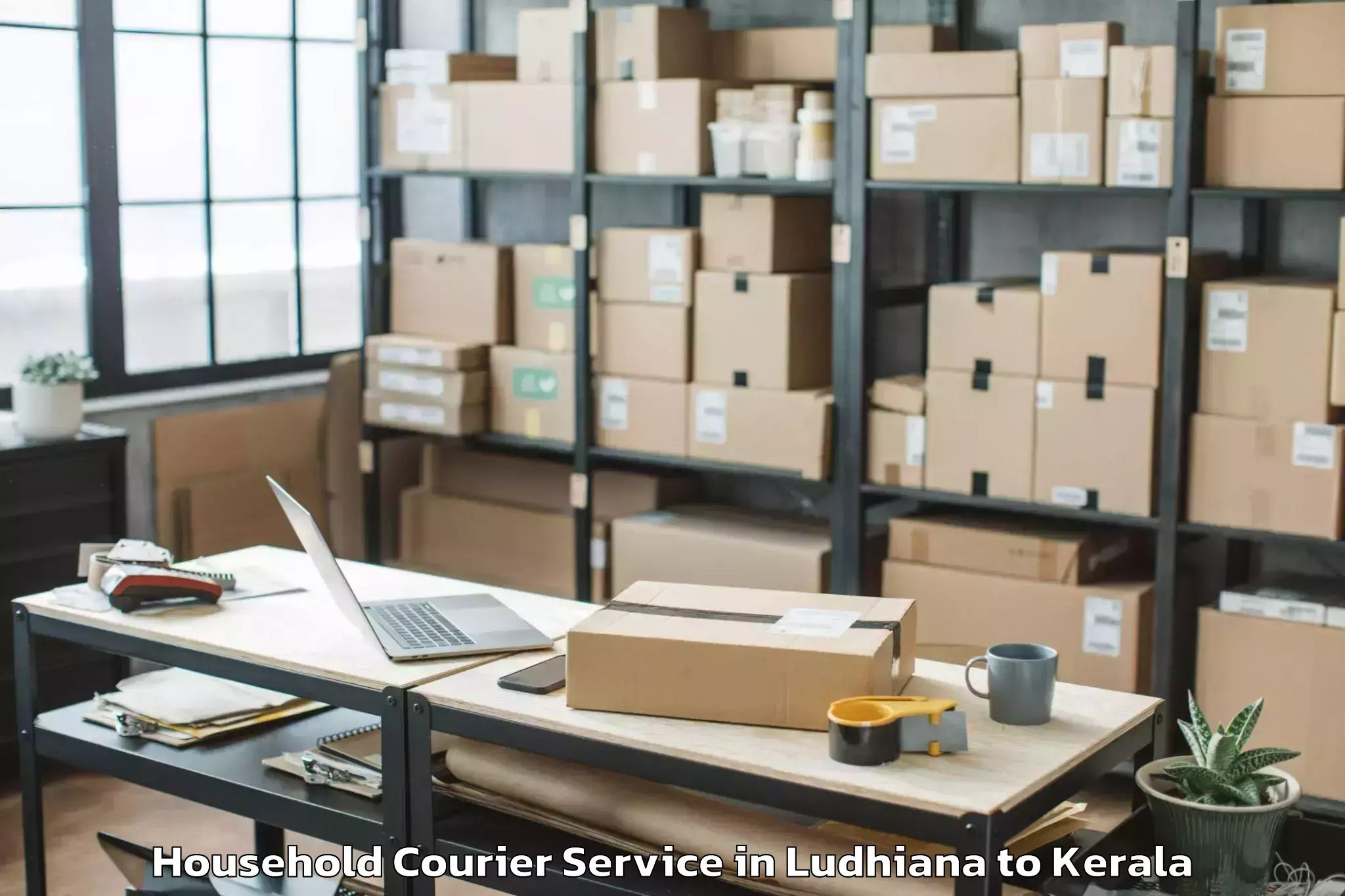 Expert Ludhiana to Paravur Household Courier